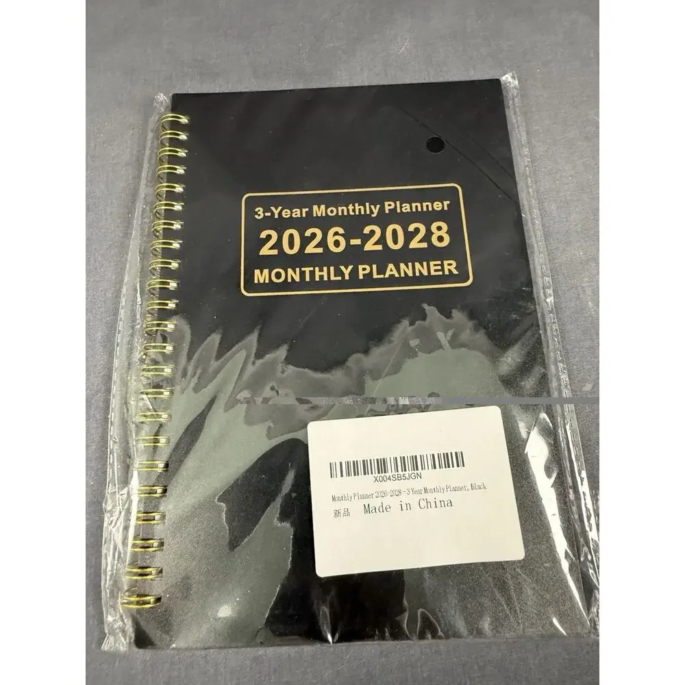 Monthly Planner 2026-2028, 3 Year 5.7'' X 8.5'', Black(JAN2026-DEC2028)